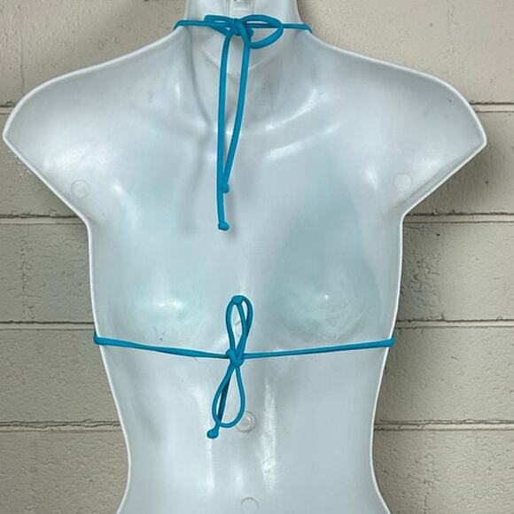 Victoria’s Secret Blue Bikini Top size S - Picture 7 of 8